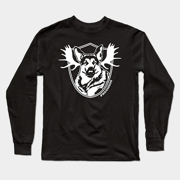 Simply Moosedog (single sided print) Long Sleeve T-Shirt by Moosedog